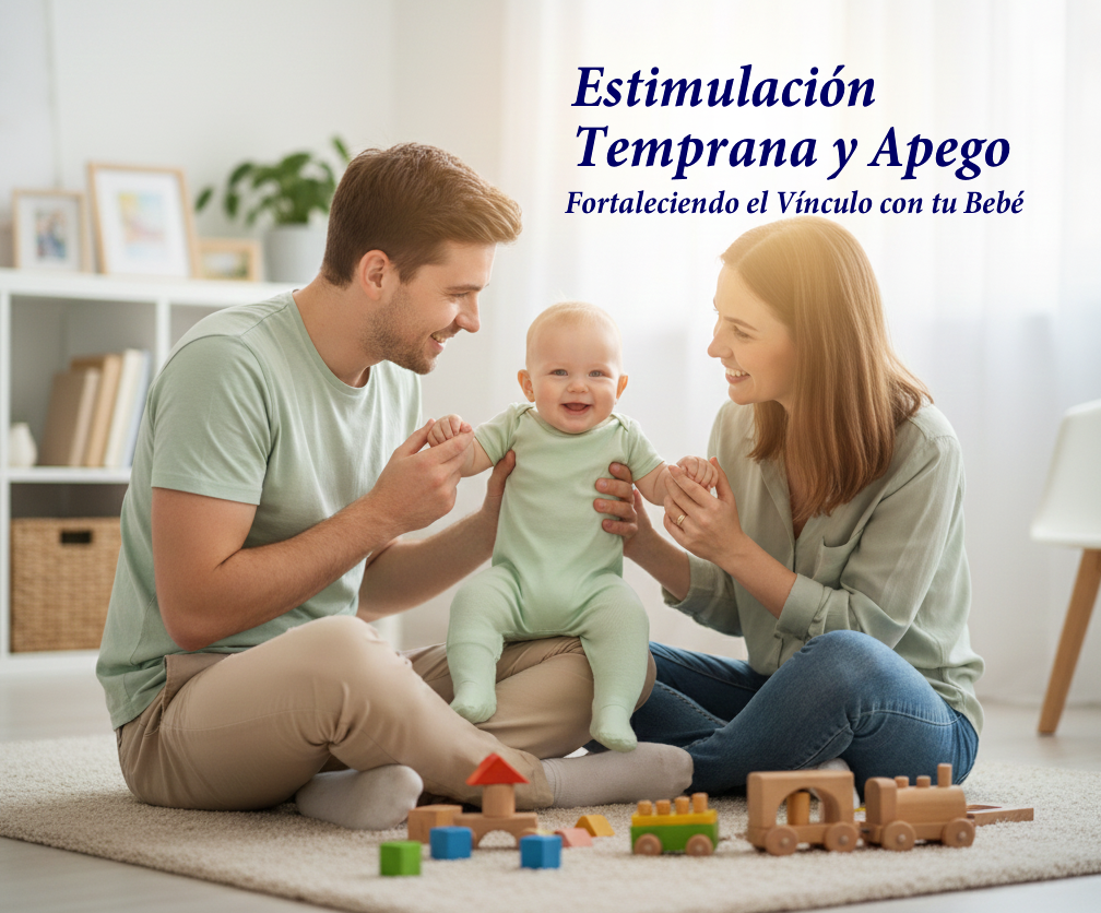 El Arte de Conectar: Estimulación Temprana y Apego Seguro para Potenciar el Desarrollo de tu Bebé.